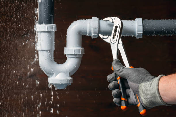 Professional Water Line Repair technician working in Concord, MA